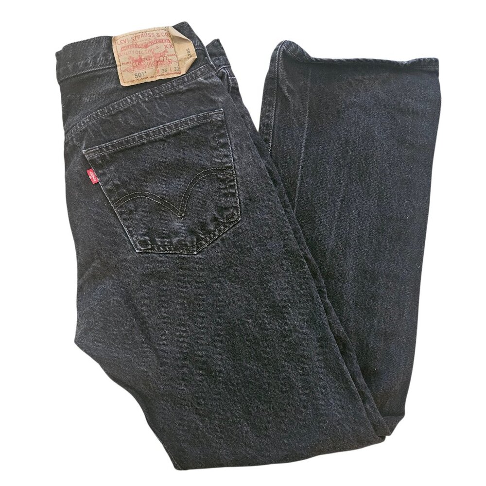 Levi's Men's 501 Jeans 36x32 - Black